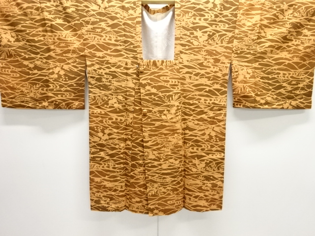 流水に松竹梅模様道行コート